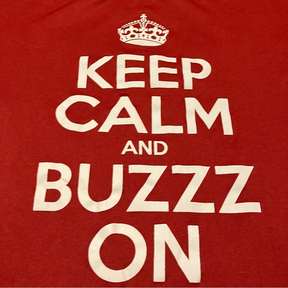 Keep Calm And Buzzz On Women Top - Picture 7 of 7